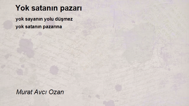 Murat Avcı Ozan