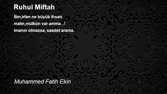 Muhammed Fatih Ekin