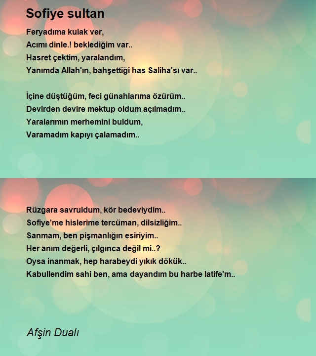 Afşin Dualı