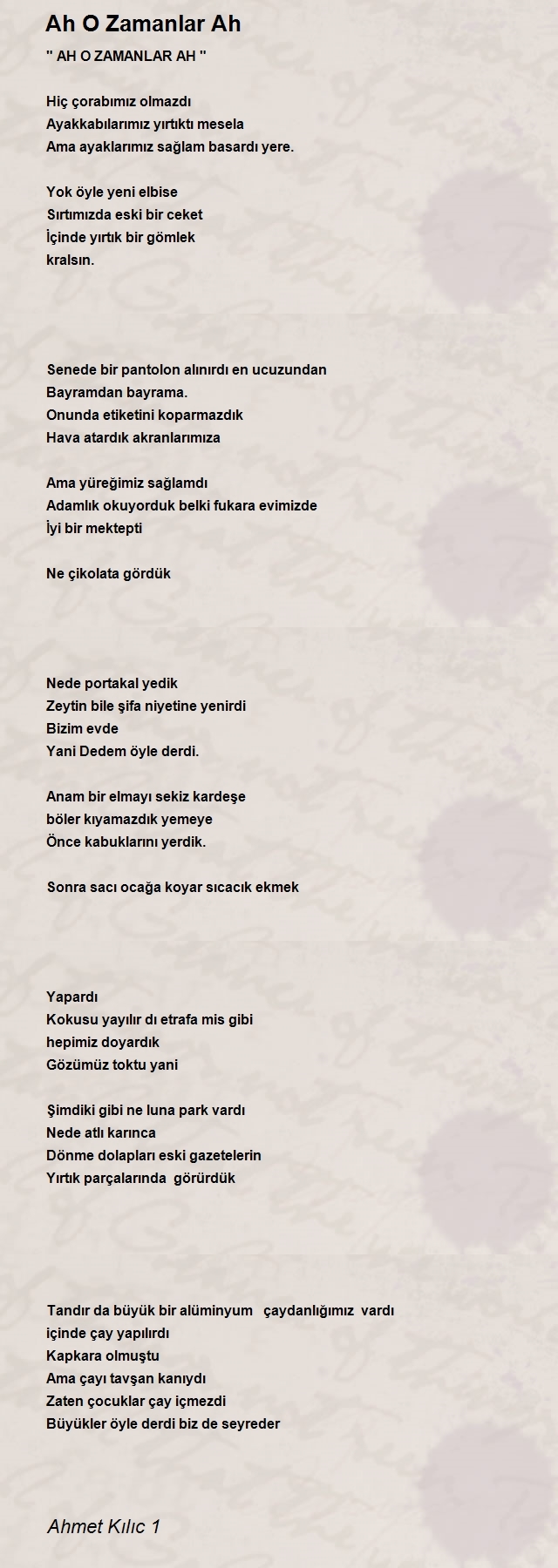 Ahmet Kılıc 1