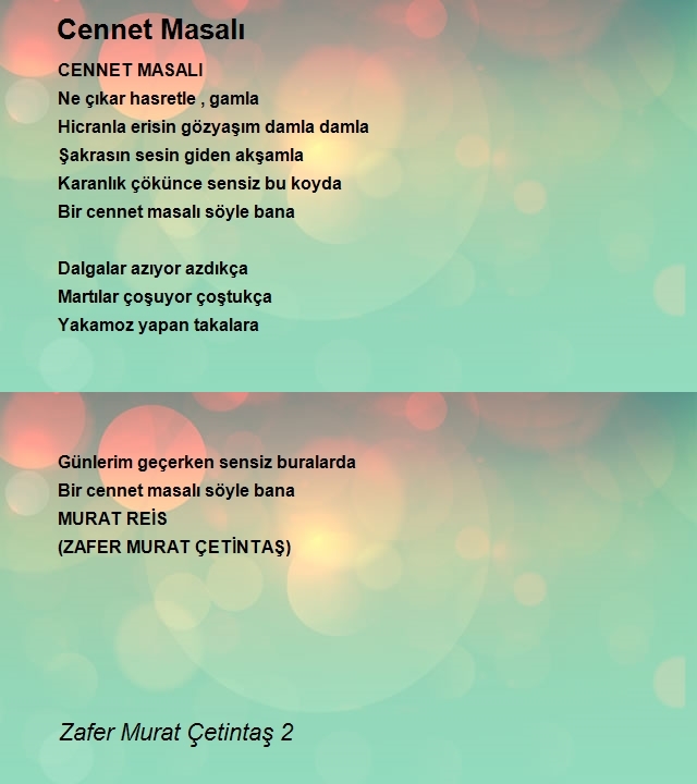 Zafer Murat Çetintaş 2