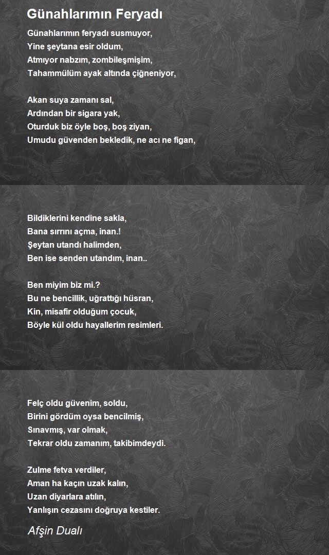 Afşin Dualı