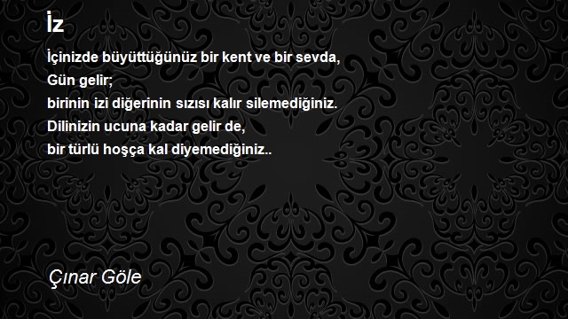 Çınar Göle