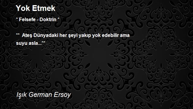 Işık German Ersoy