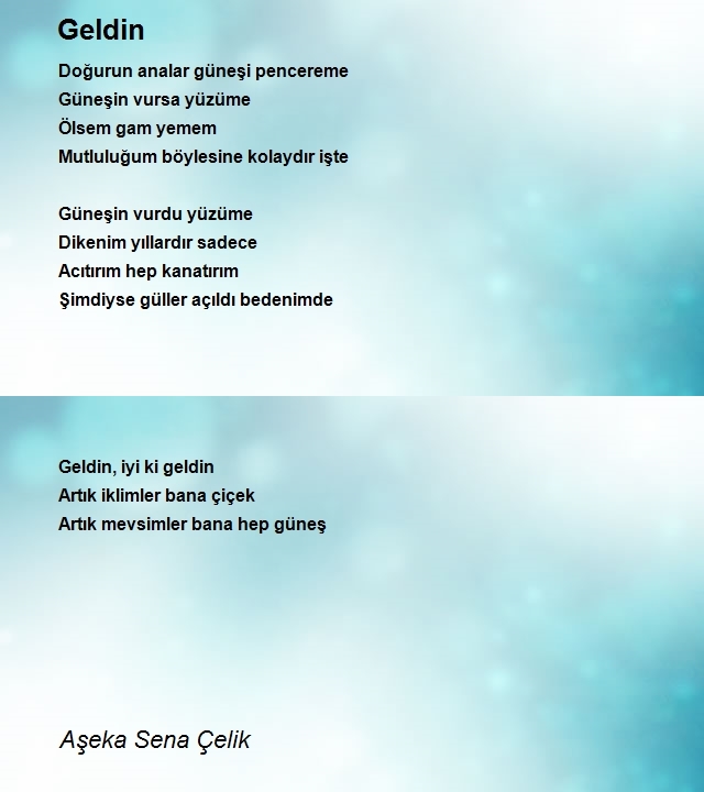 Aşeka Sena Çelik