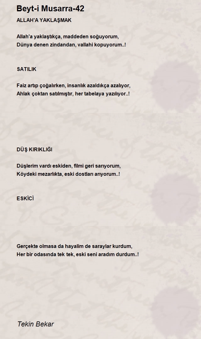 Tekin Bekar