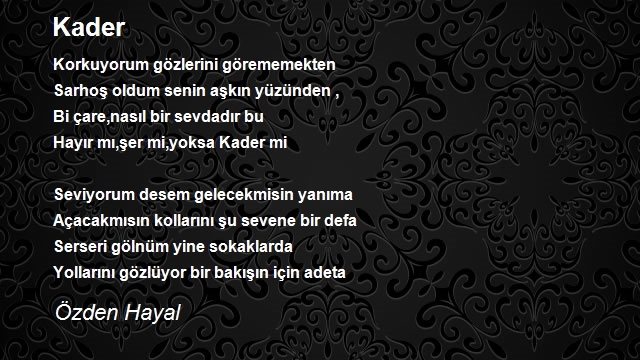 Özden Hayal