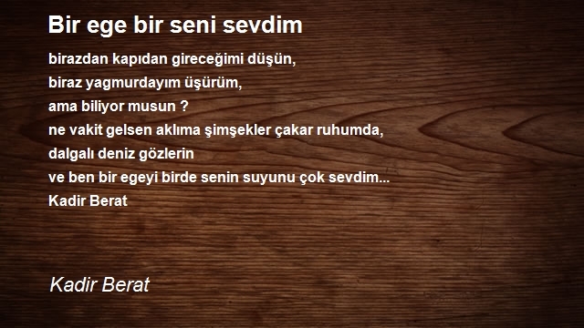 Kadir Berat
