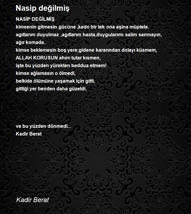 Kadir Berat