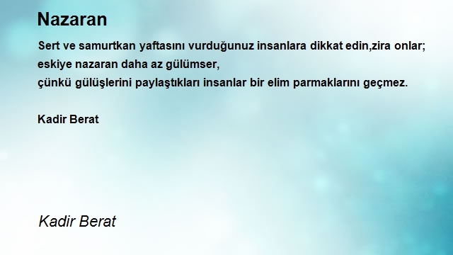 Kadir Berat