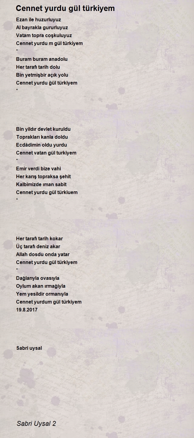 Sabri Uysal 2