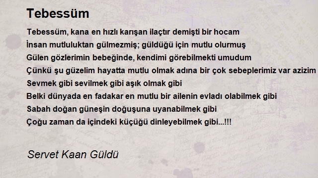 Servet Kaan Güldü