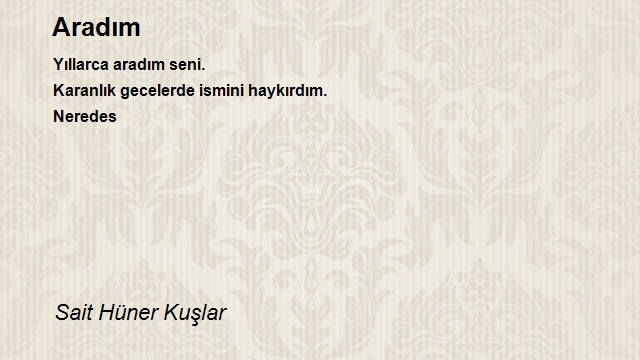 Sait Hüner Kuşlar