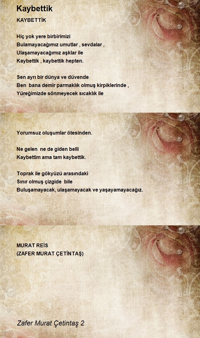 Zafer Murat Çetintaş 2