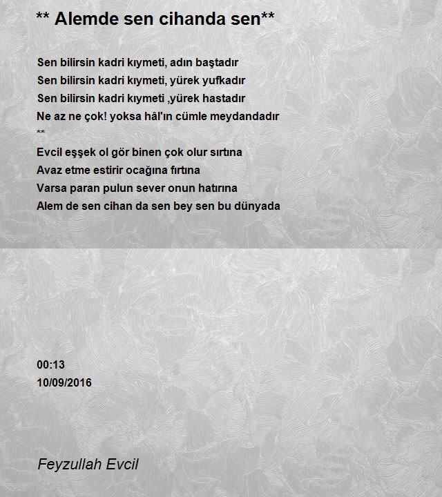 Feyzullah Evcil