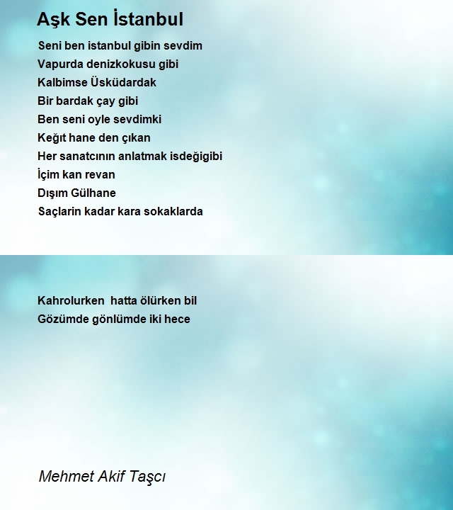 Mehmet Akif Taşcı