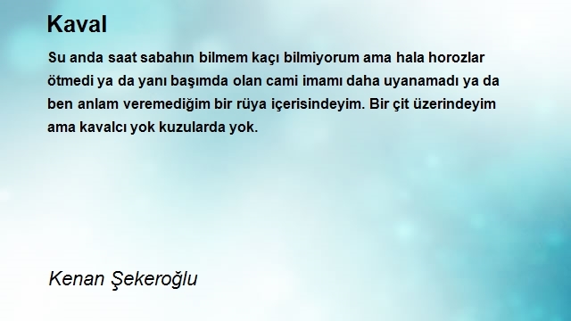 Kenan Şekeroğlu