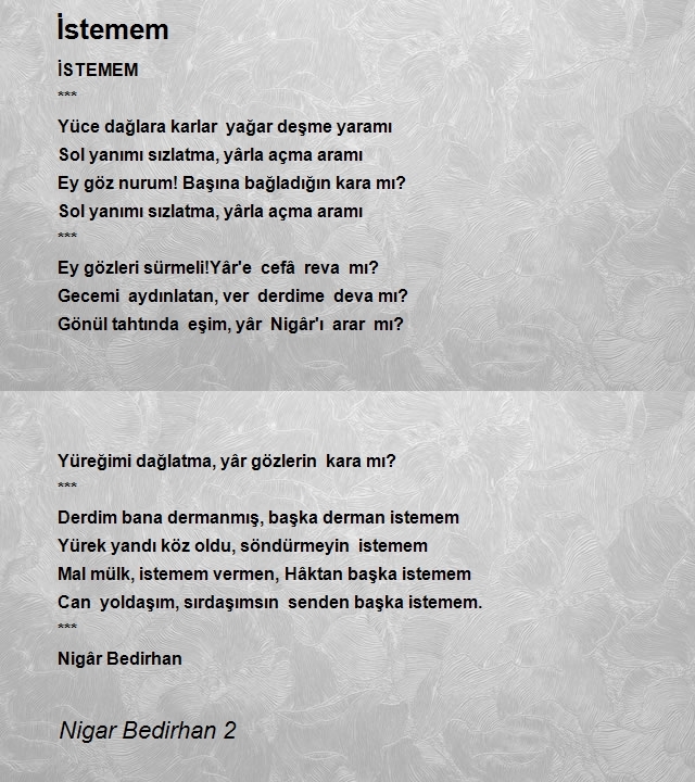 Nigar Bedirhan 2