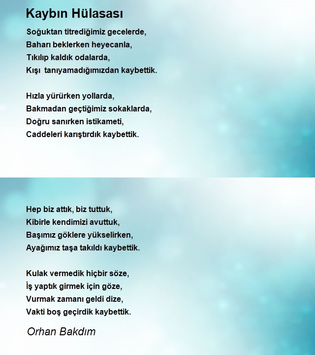 Orhan Bakdım