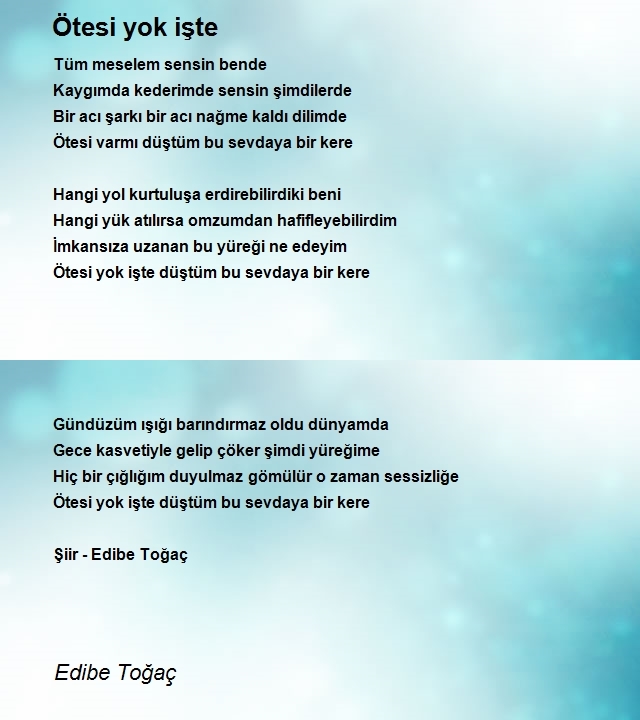 Edibe Toğaç