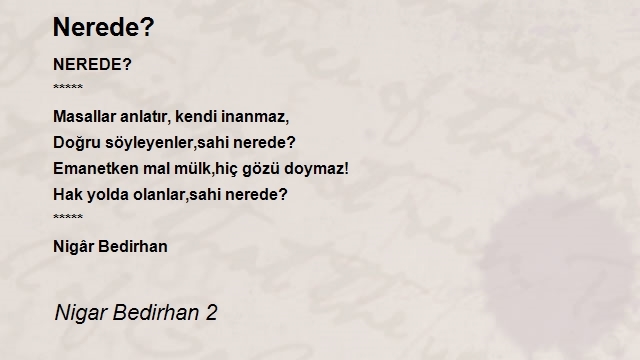 Nigar Bedirhan 2