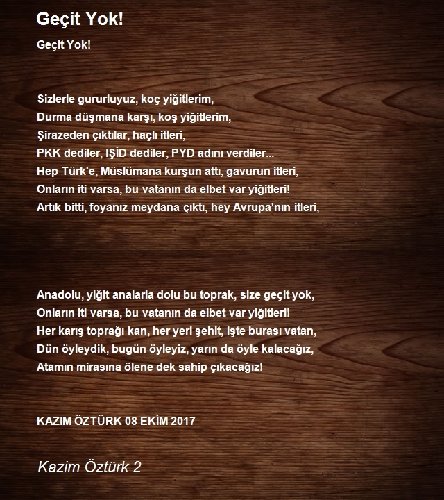 Kazim Öztürk 2