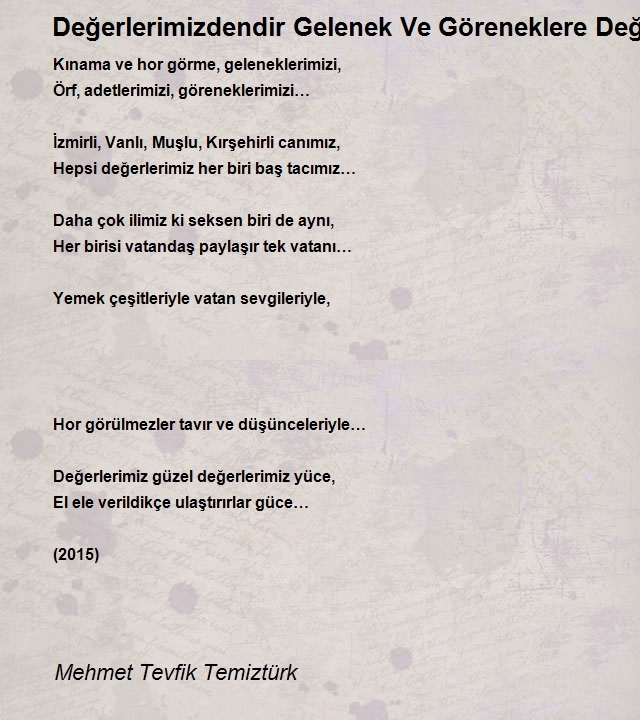 Mehmet Tevfik Temiztürk