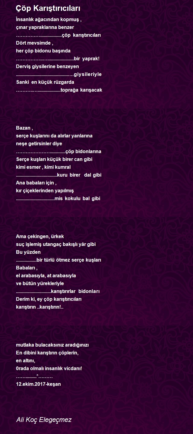Ali Koç Elegeçmez