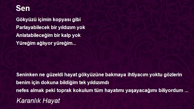Karanlık Hayat