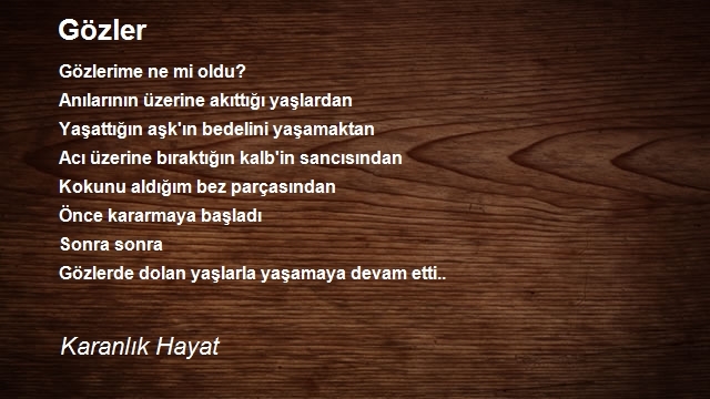 Karanlık Hayat