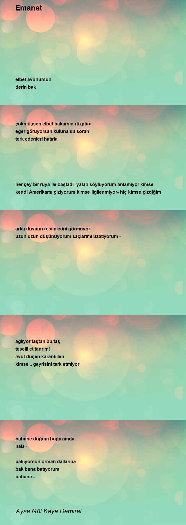 Ayse Gül Kaya Demirel