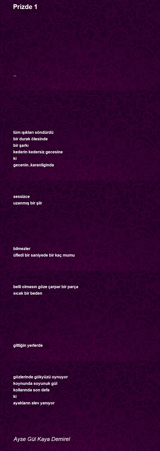 Ayse Gül Kaya Demirel