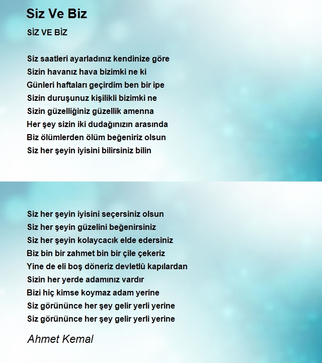 Ahmet Kemal