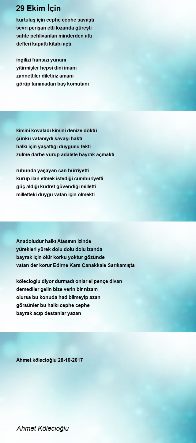Ahmet Kölecioğlu