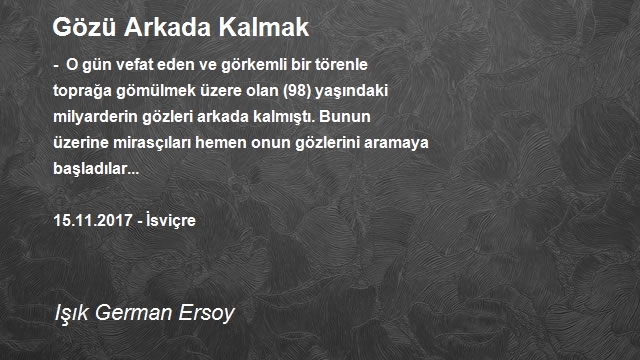 Işık German Ersoy