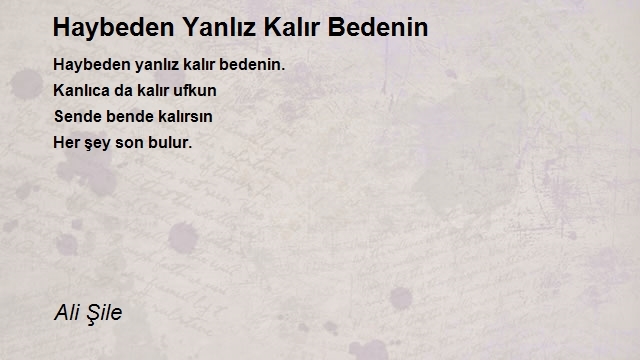Ali Şile
