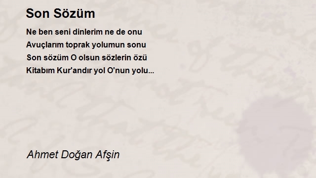 Ahmet Doğan Afşin