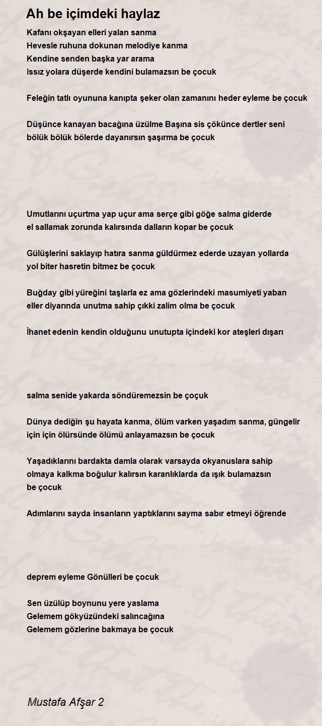 Mustafa Afşar 2