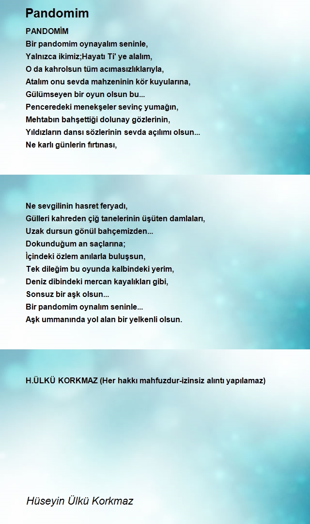 Hüseyin Ülkü Korkmaz