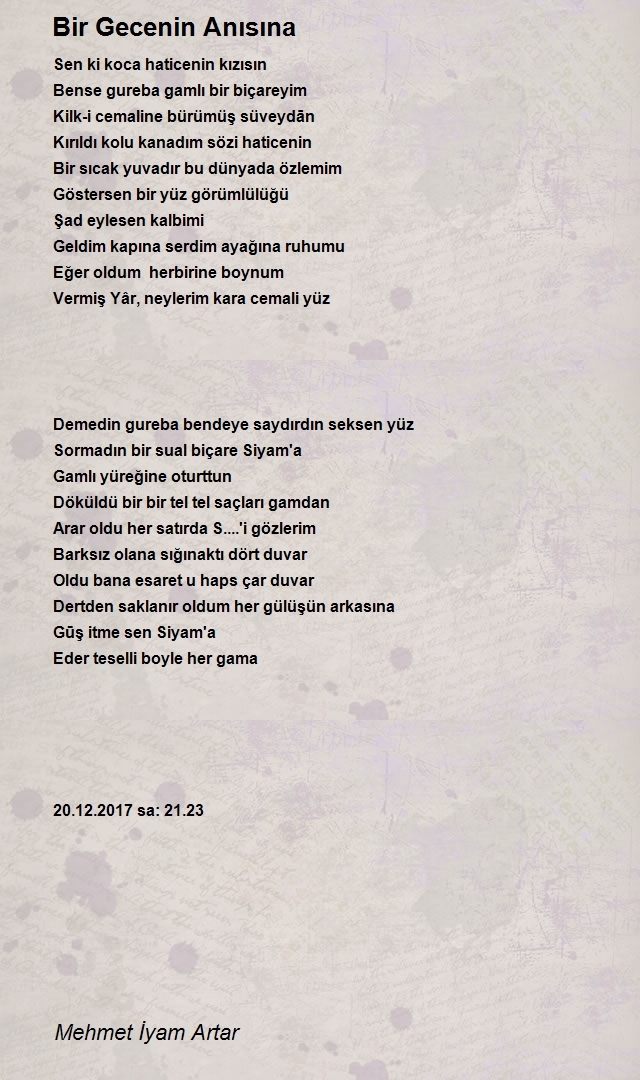Mehmet İyam Artar