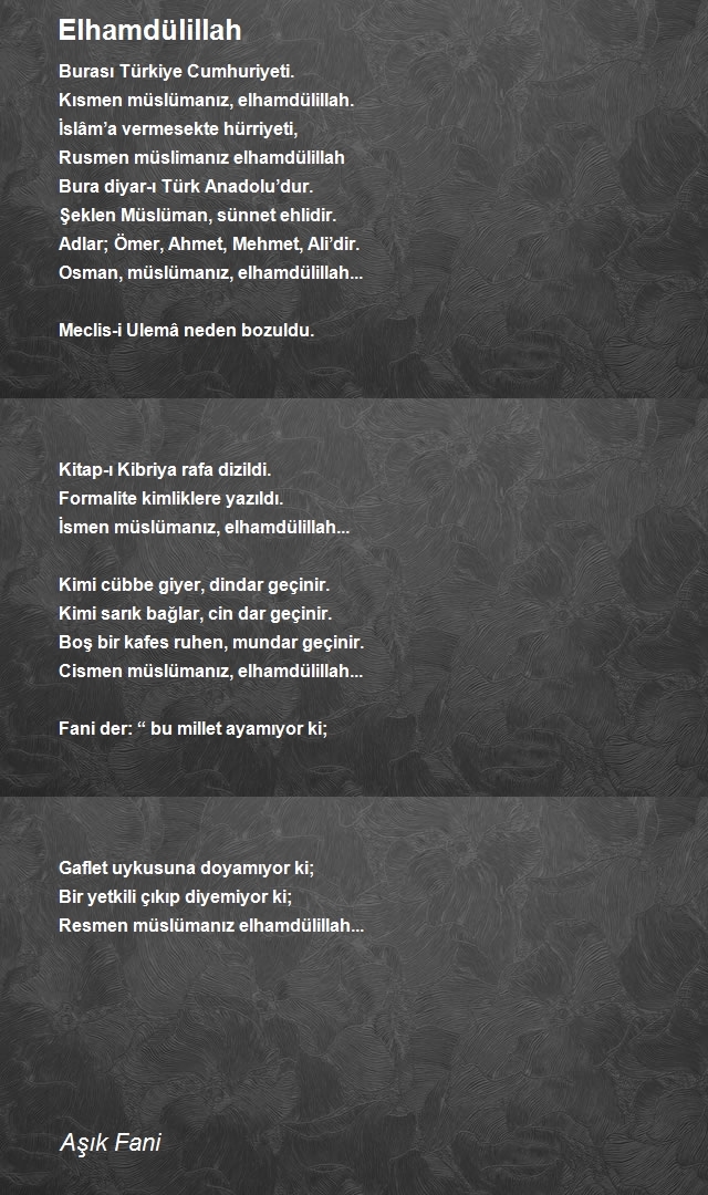 Aşık Fani