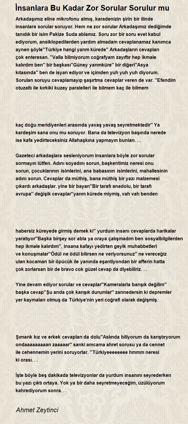 Ahmet Zeytinci