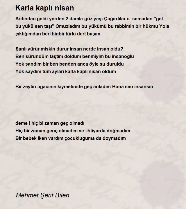 Mehmet Şerif Bilen