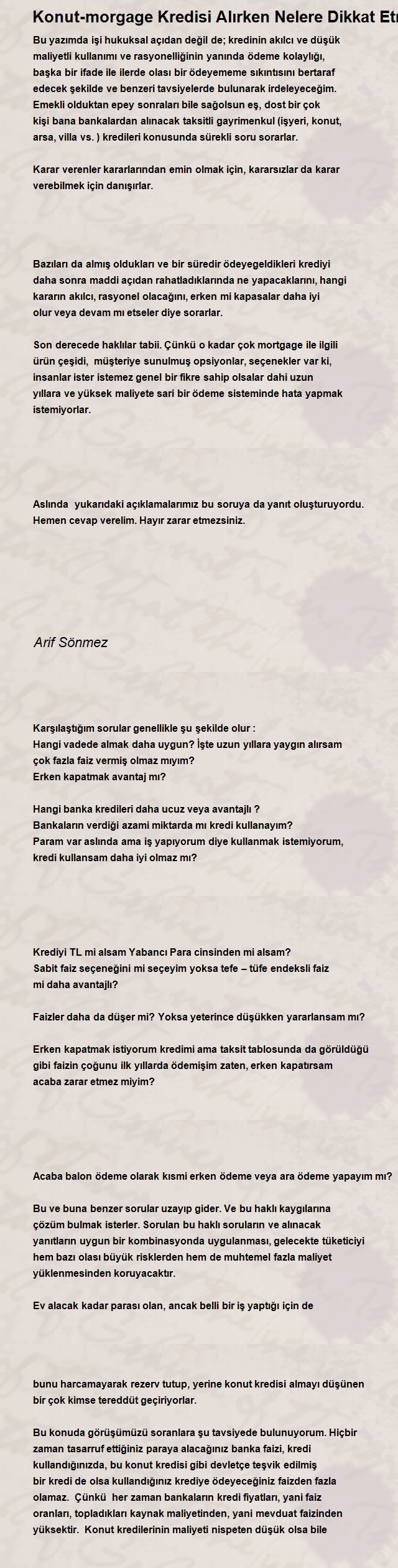 Arif Sönmez