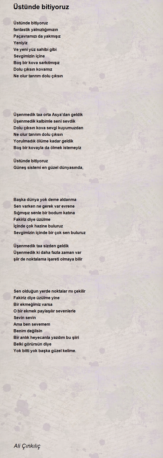 Ali Çınkılıç