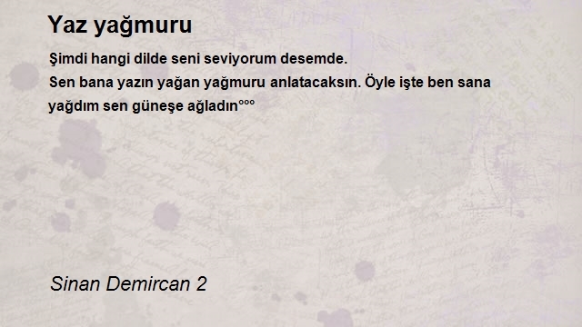 Sinan Demircan 2
