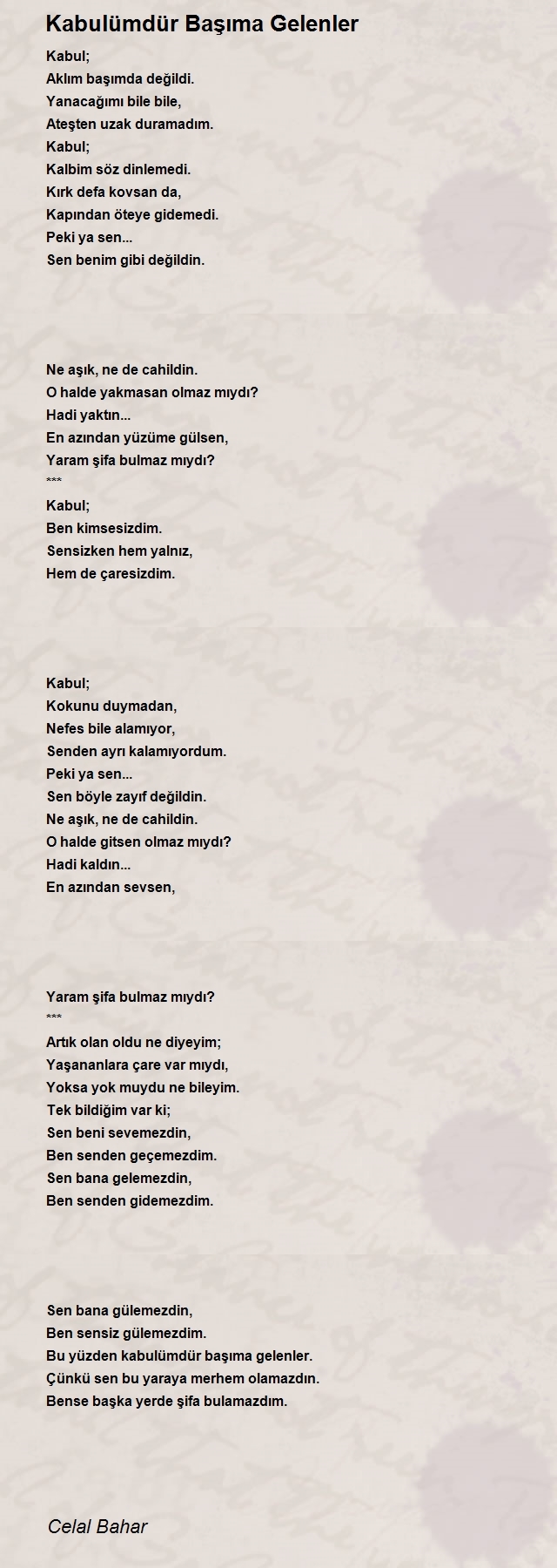 Celal Bahar