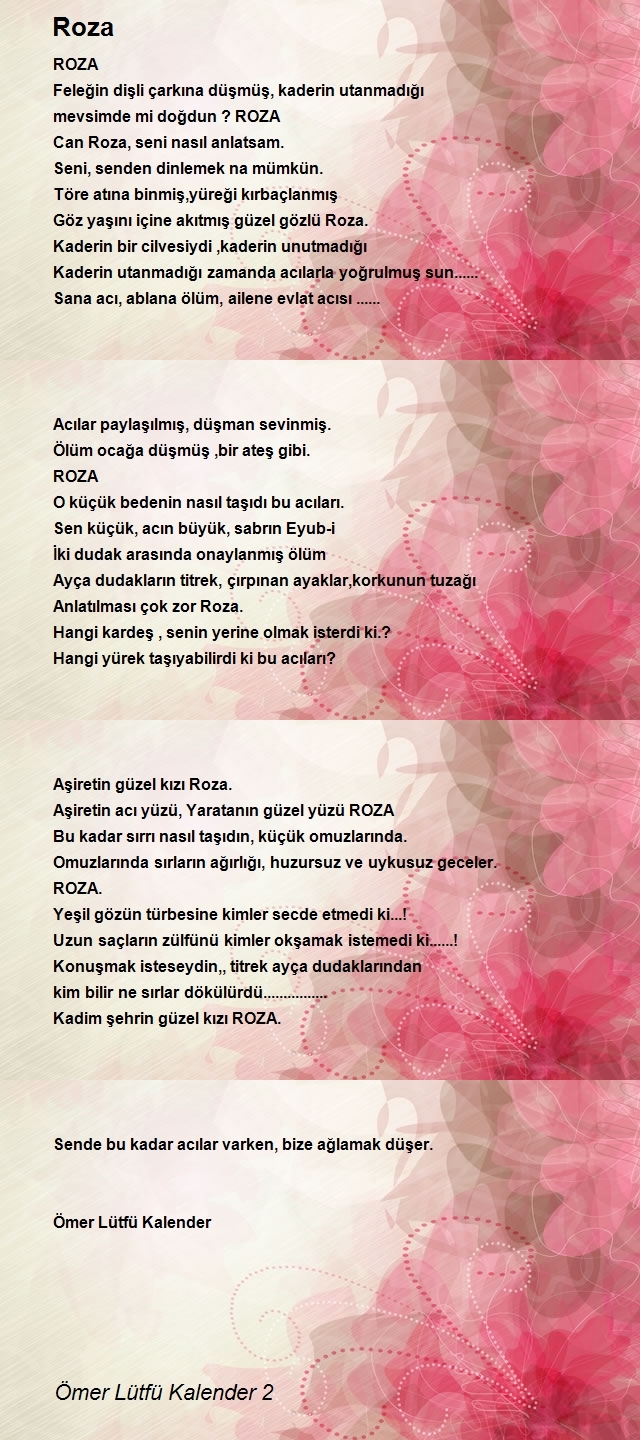 Ömer Lütfü Kalender 2