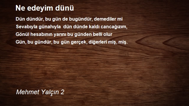 Mehmet Yalçın 2