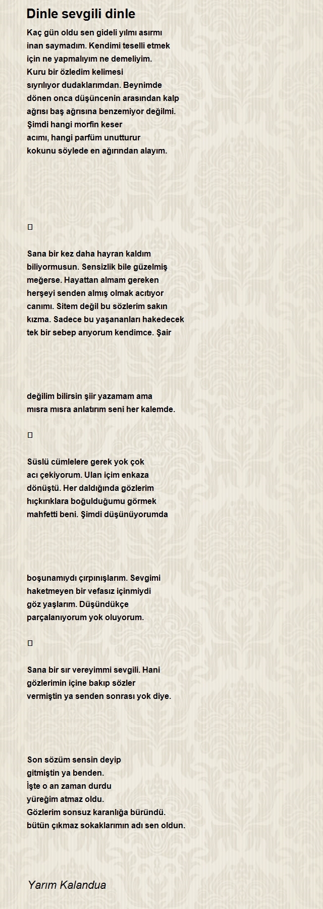 Yarım Kalandua